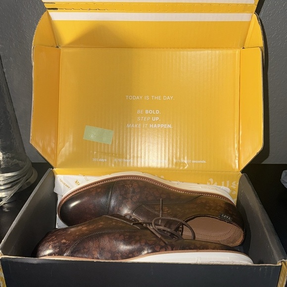 TAFT 365 Men’s Espresso Brown Leather Dress Shoes Size 9.5 Lace Up main image 6